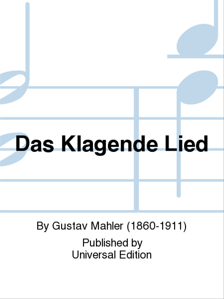 Das Klagende Lied School and Community scores gallery preview page 1