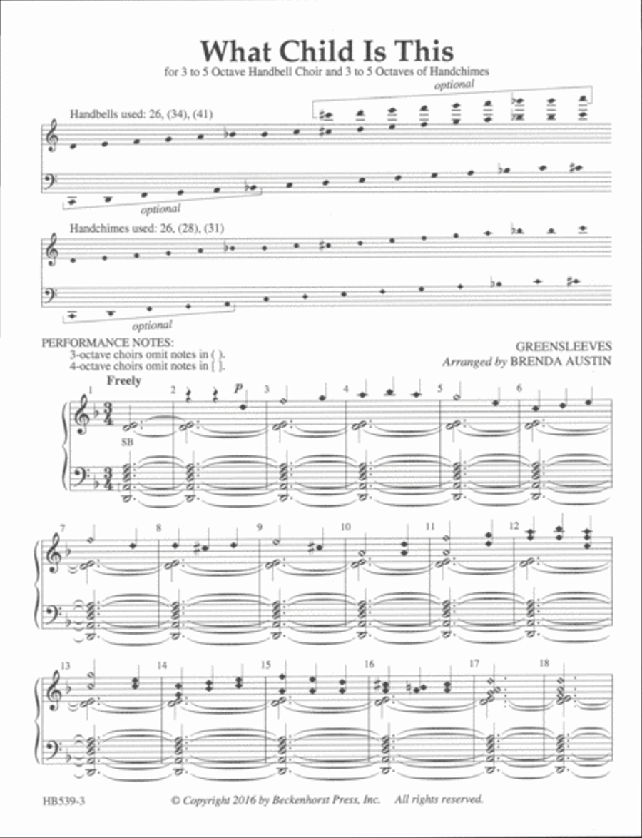 What Child Is This - Austin 5-Octaves scores gallery preview page 2