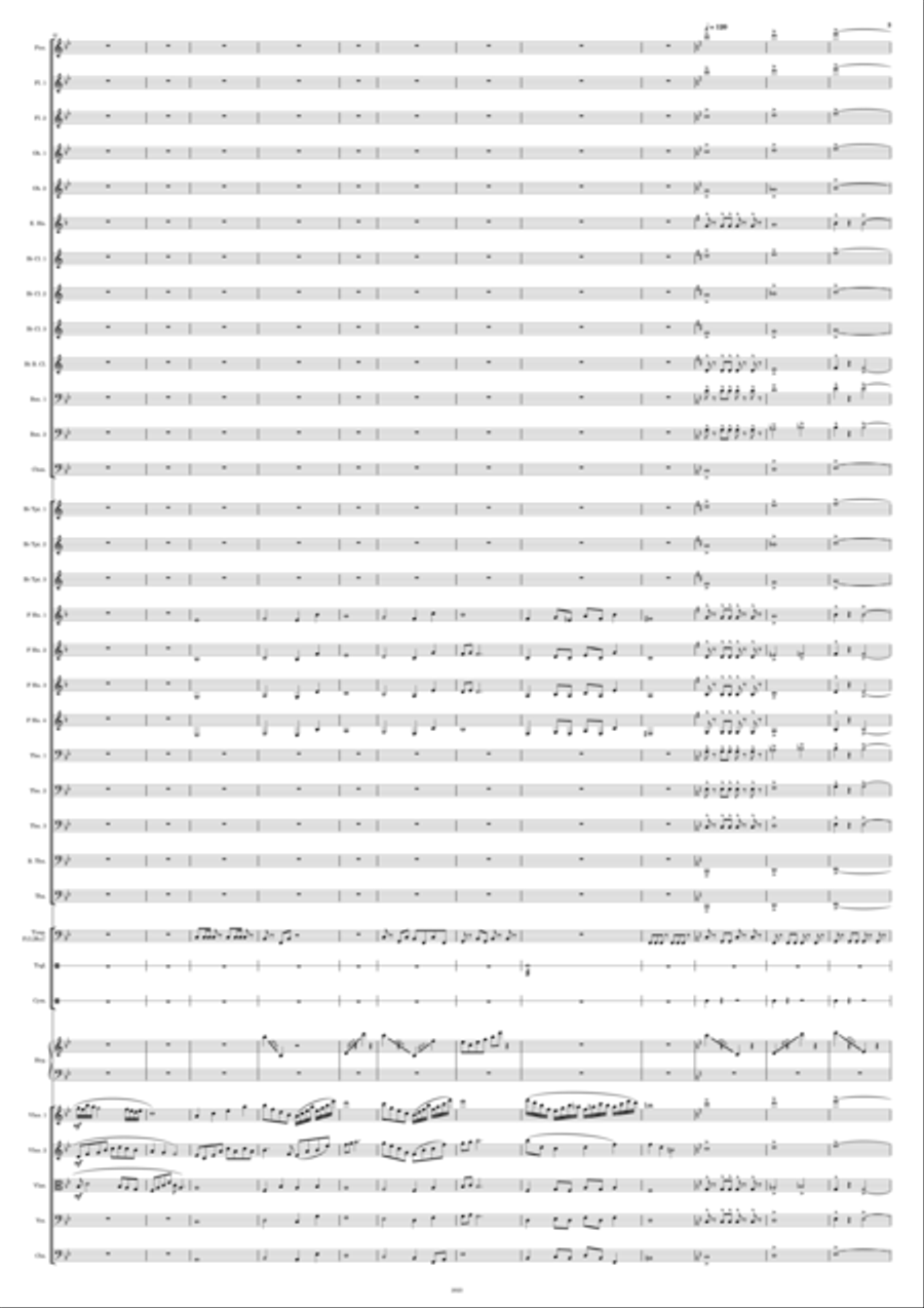 Across A Great Nation Full Orchestra scores gallery preview page 3