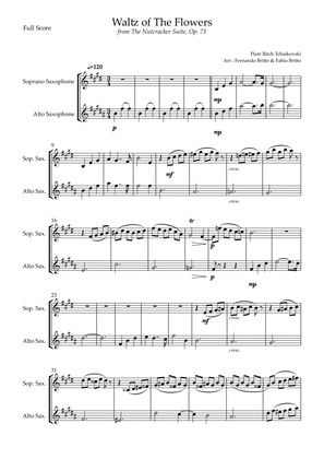 Waltz of The Flowers - from Nutcracker (P. I. Tchaikovsky) for Soprano Saxophone & Alto Saxophone