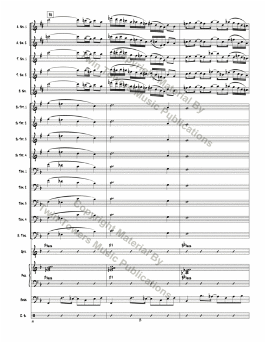 Don't Mess Around Don't Mess Around Jazz Ensemble scores gallery preview page 14