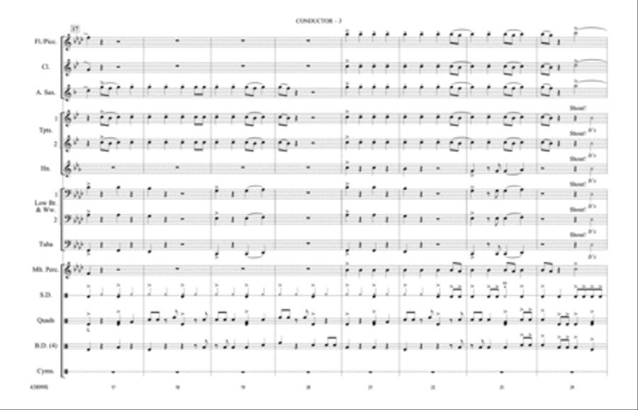 This Is How We Do: Score Marching Band scores gallery preview page 3