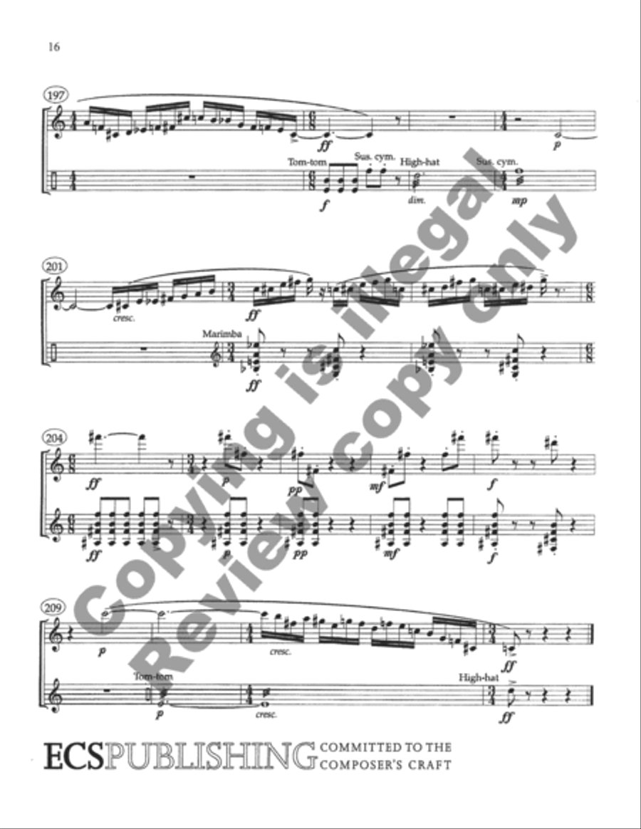 Corker Clarinet scores gallery preview page 16