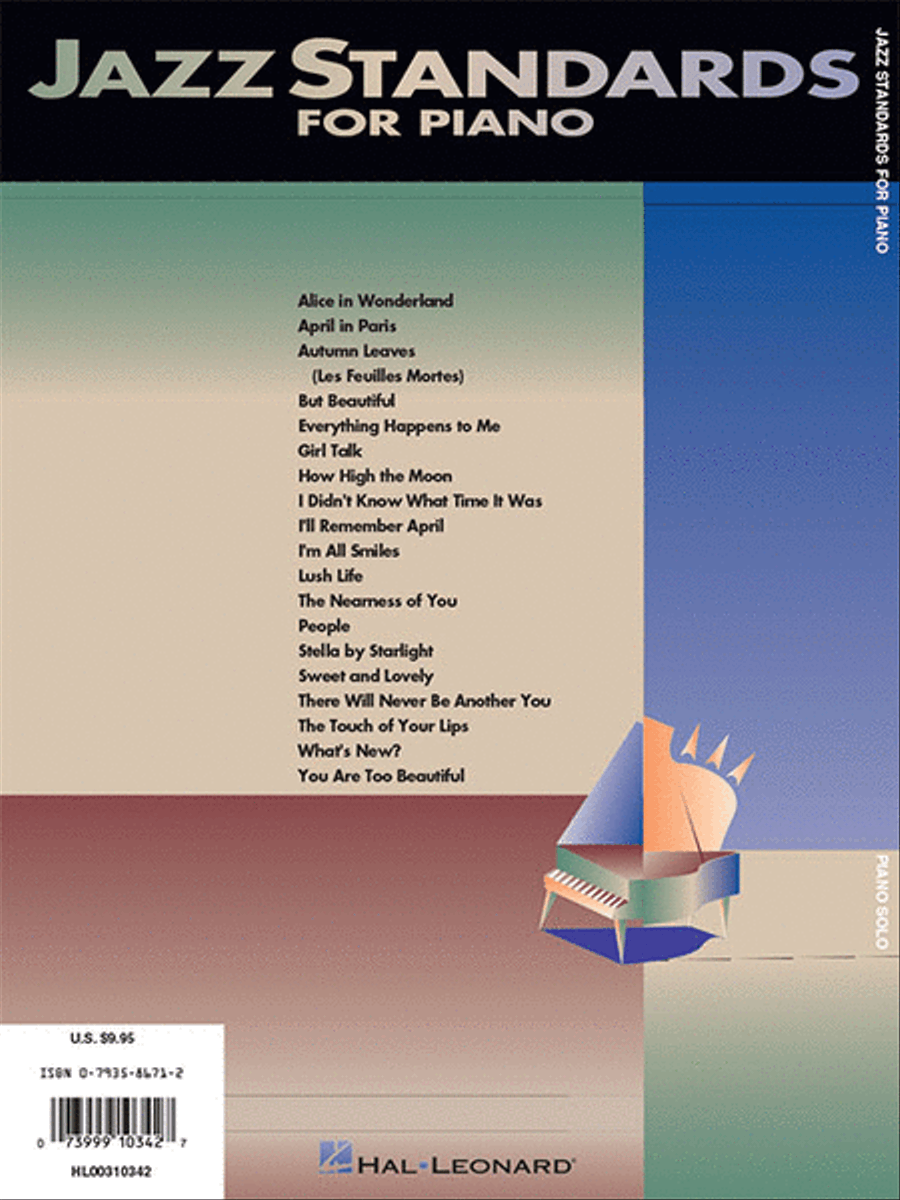 Jazz Standards for Piano Piano Solo scores gallery preview page 7