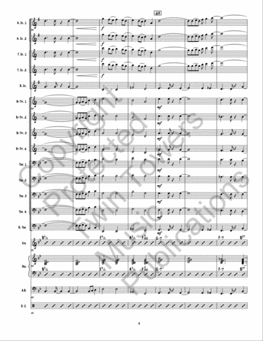 Caramel Macchiato Caramel Macchiato Jazz Ensemble scores gallery preview page 9