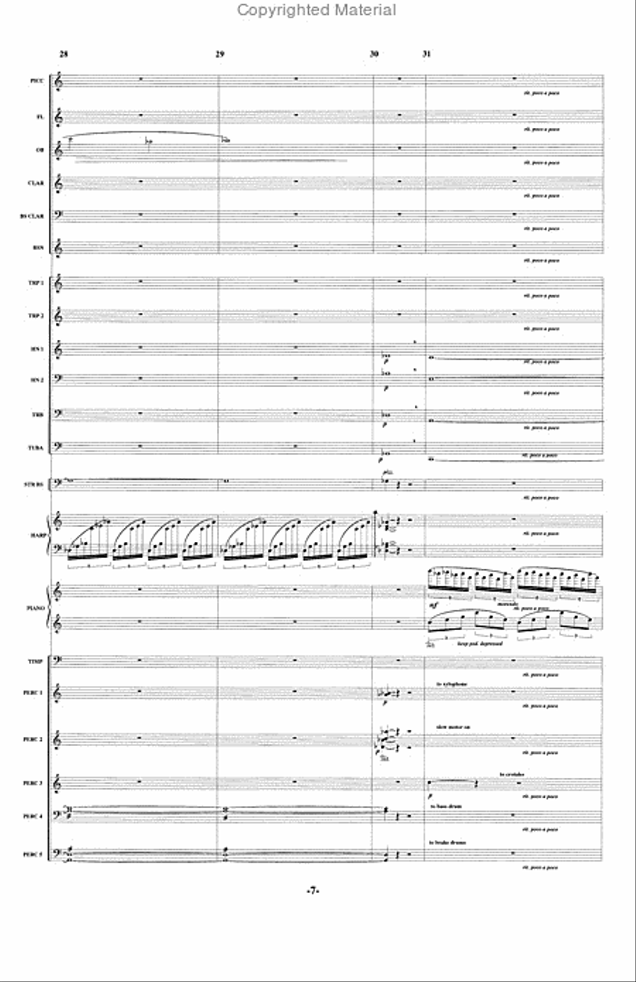 Waking Angels Concert Band scores gallery preview page 8