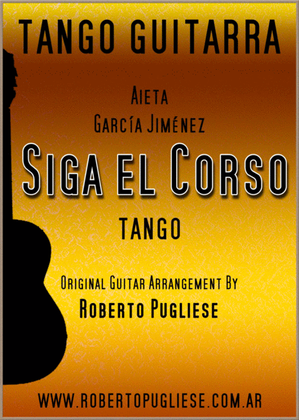 Book cover for Siga el corso - guitar tango
