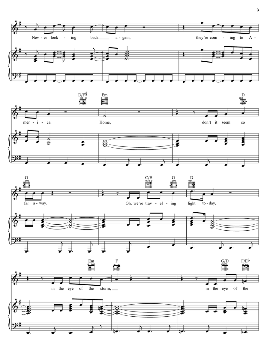 America America Acoustic Guitar scores gallery preview page 3