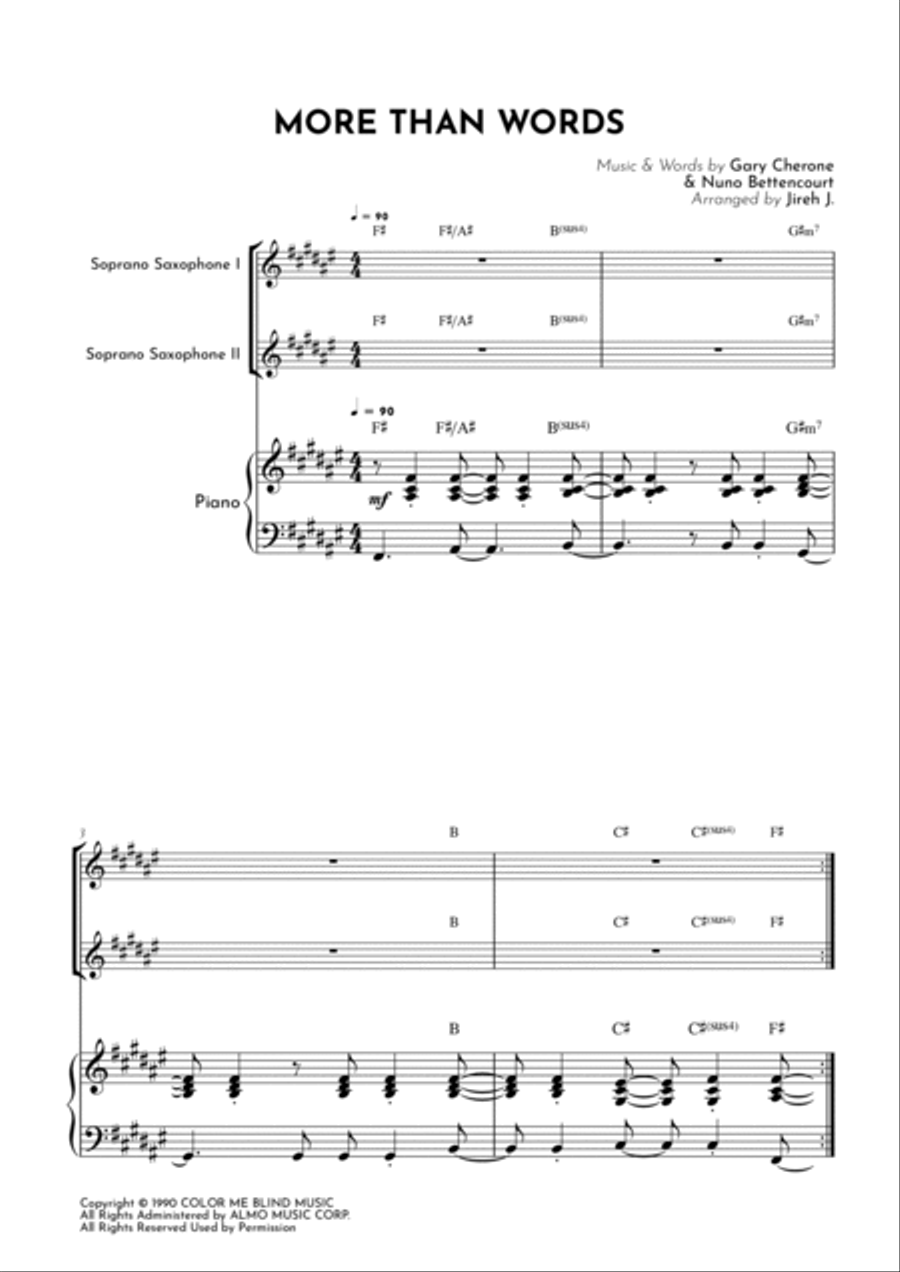 More Than Words Woodwind Duet scores gallery preview page 2