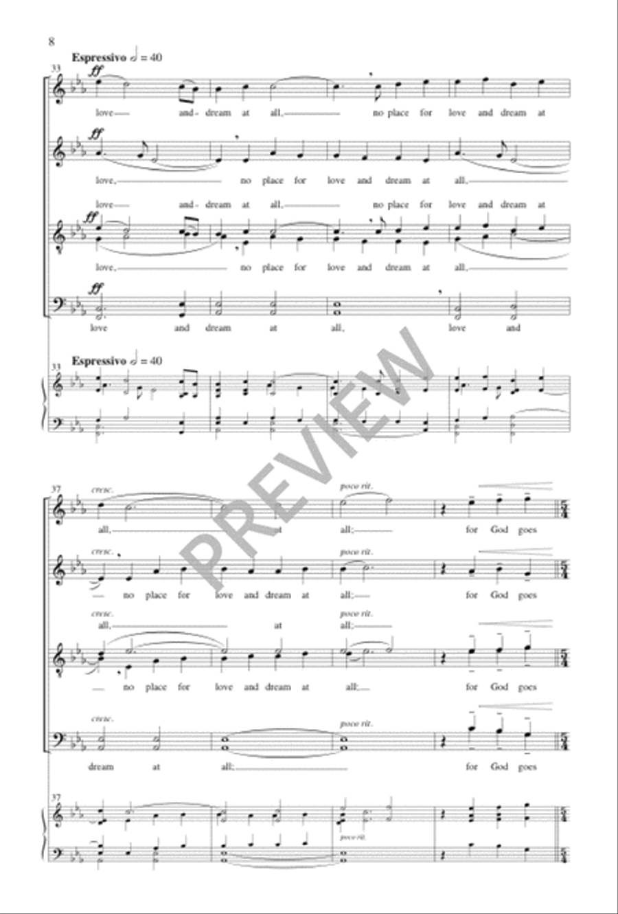 The Dream I Knew Divisi scores gallery preview page 9