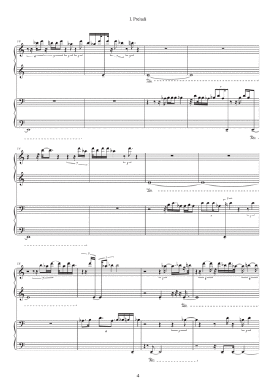 Sis per quatre 2 Pianos, 4-Hands scores gallery preview page 6