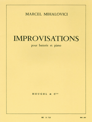 Improvisations Op.83 (percussion(s) & Piano)