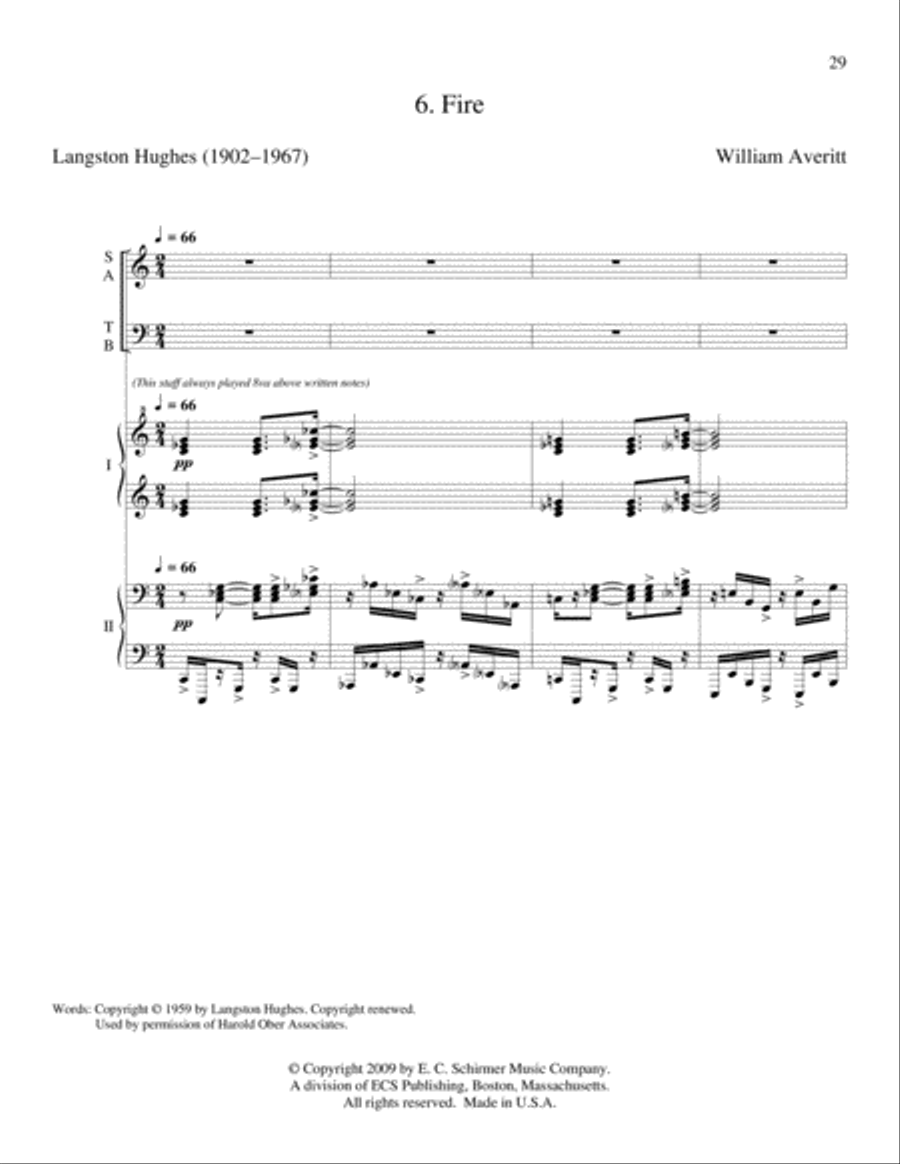 Afro-American Fragments Afro-American Fragments 4-Part scores gallery preview page 13