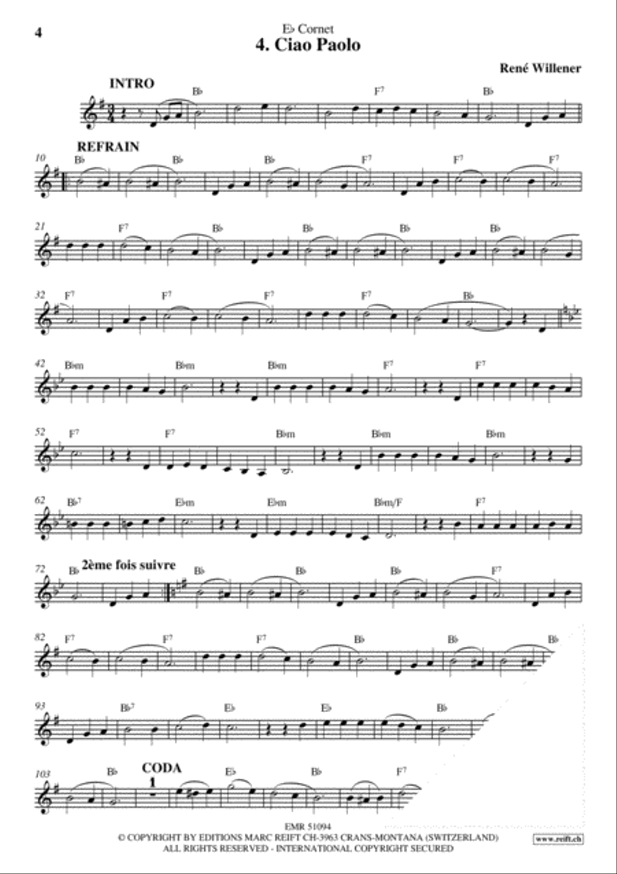 La Fete au Chalet Volume 1 Cornet scores gallery preview page 6
