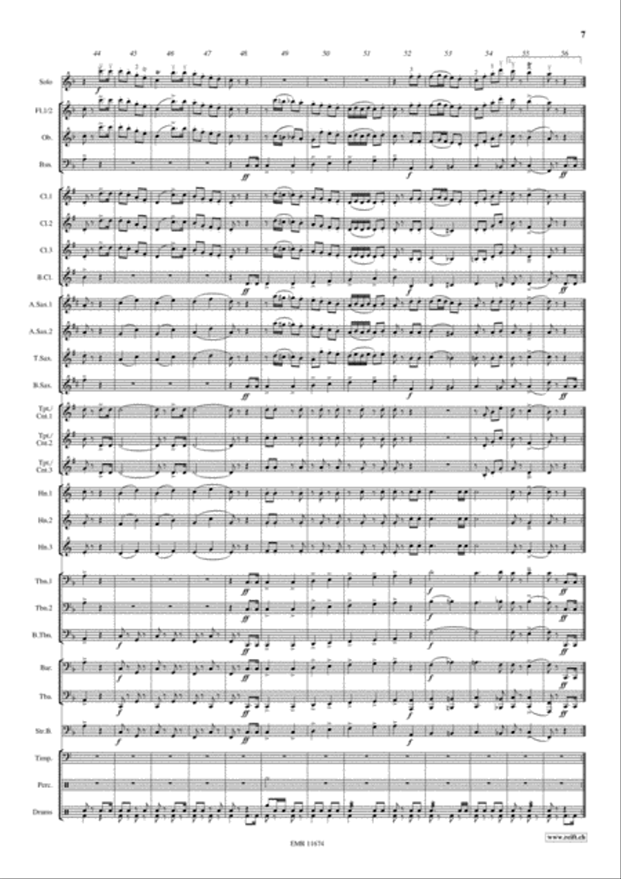 Zirkus Renz Zirkus Renz Concert Band scores gallery preview page 7