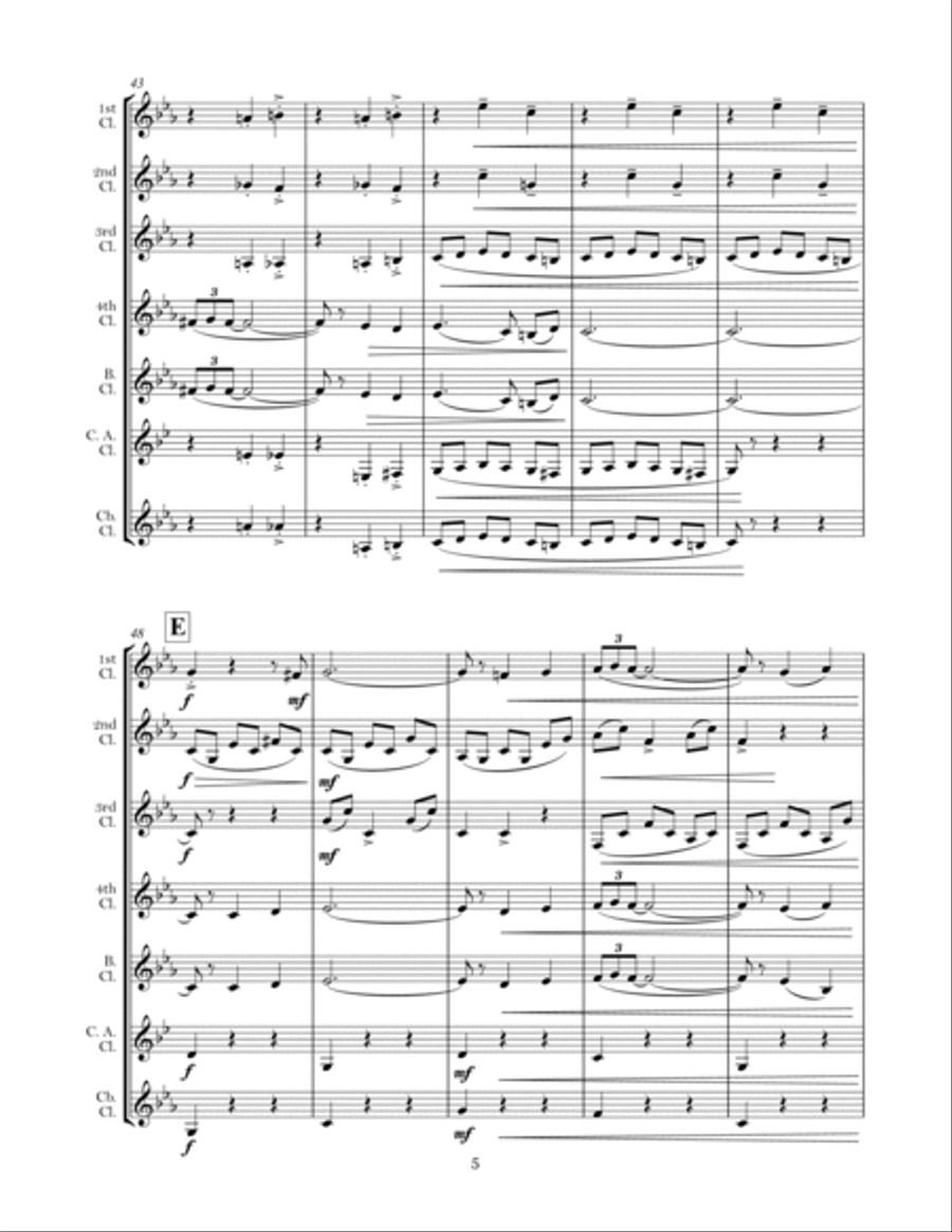 Dancing Devil (clarinet choir)