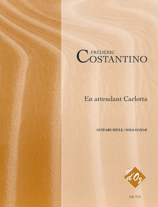 Book cover for En attendant Carlotta