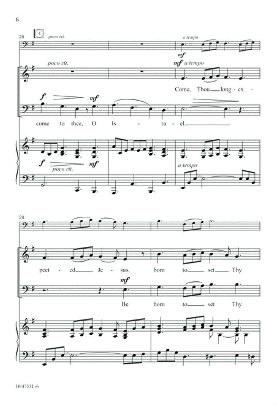 Emmanuel, Expected Jesus 2-Part scores gallery preview page 6
