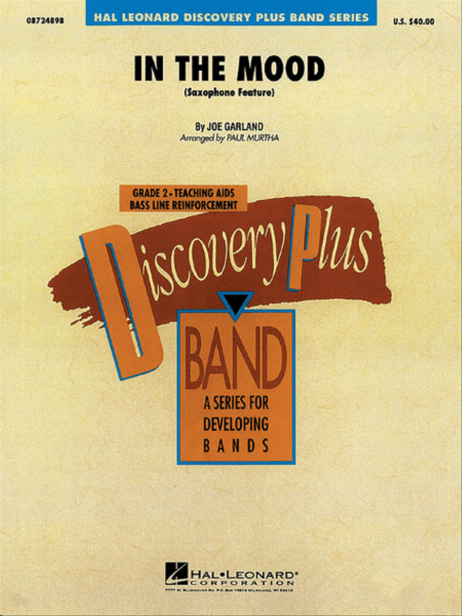 In the Mood In the Mood Concert Band scores gallery preview page 1