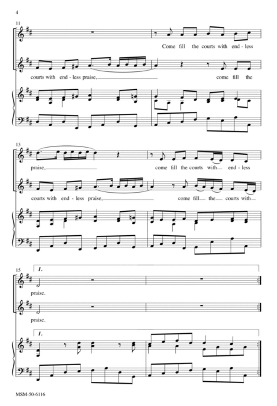 Sing, Be Joyful SA scores gallery preview page 4