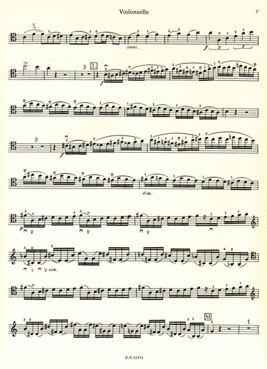 Cello Concerto No. 1 in A minor Op. 33 (Edition for Cello and Piano by the Composer)