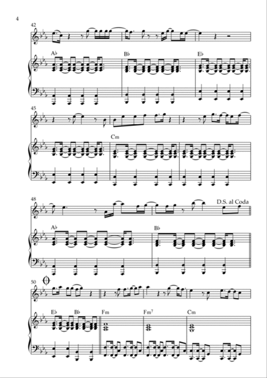 I'm Alive Violin Solo scores gallery preview page 4