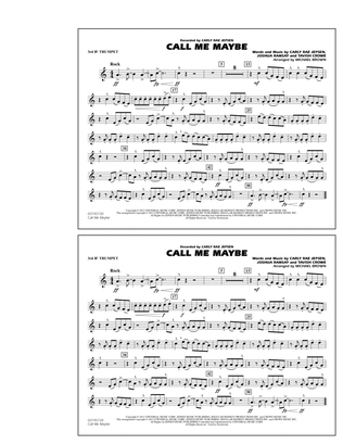 Call Me Maybe - 3rd Bb Trumpet