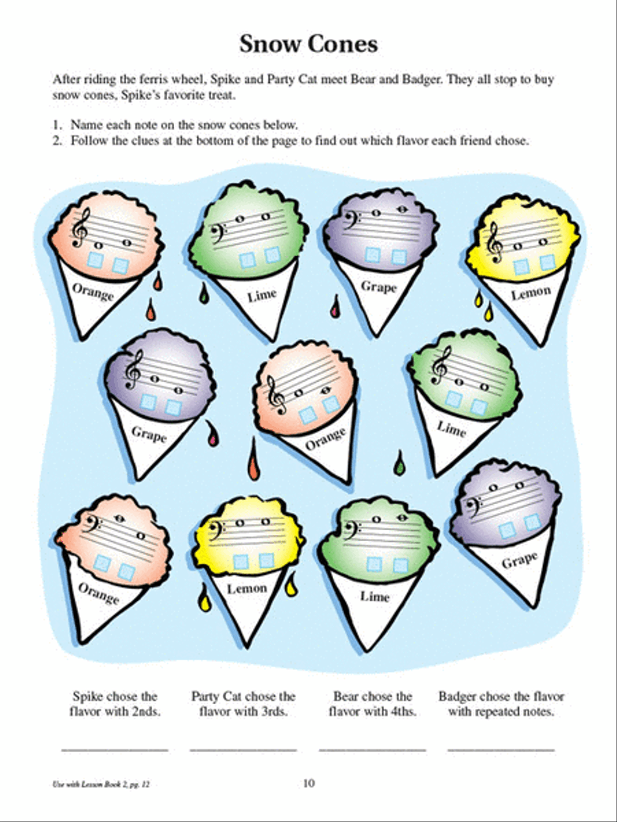 Notespeller for Piano – Book 2 Piano Method scores gallery preview page 4