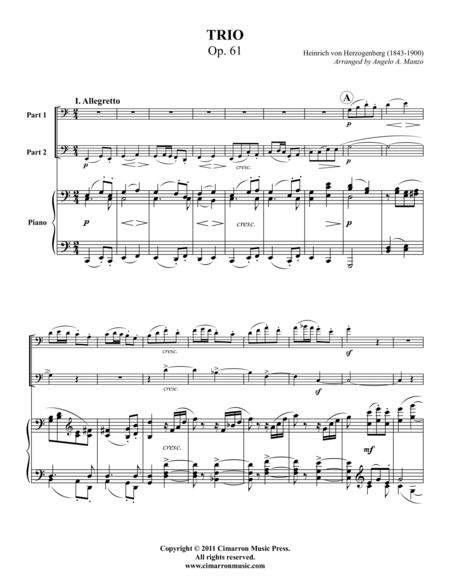 Trio, Op. 61