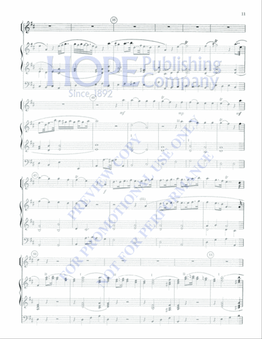 The Classical Wedding Trumpet Solo scores gallery preview page 13
