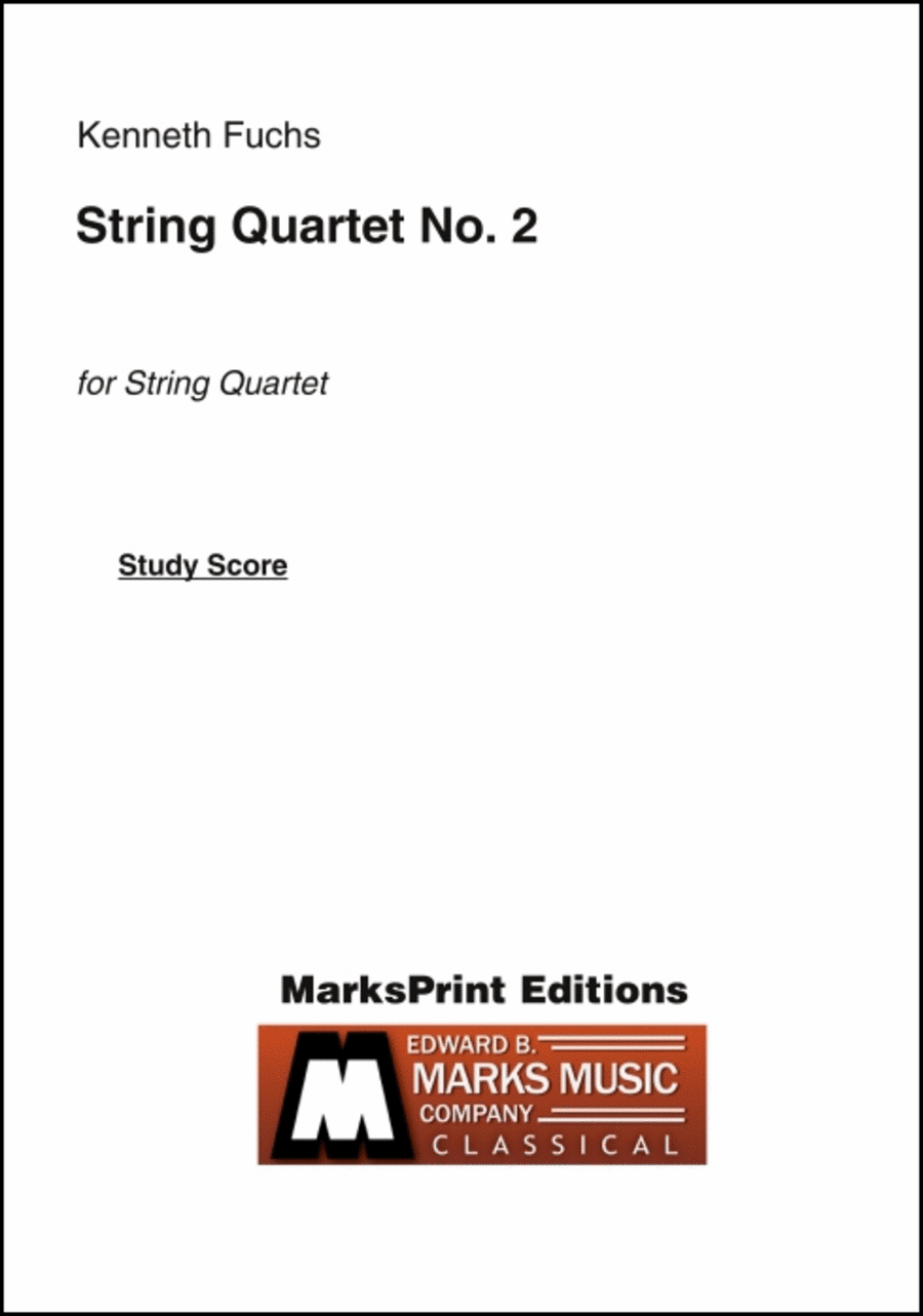 String Quartet No. 2 (study score)