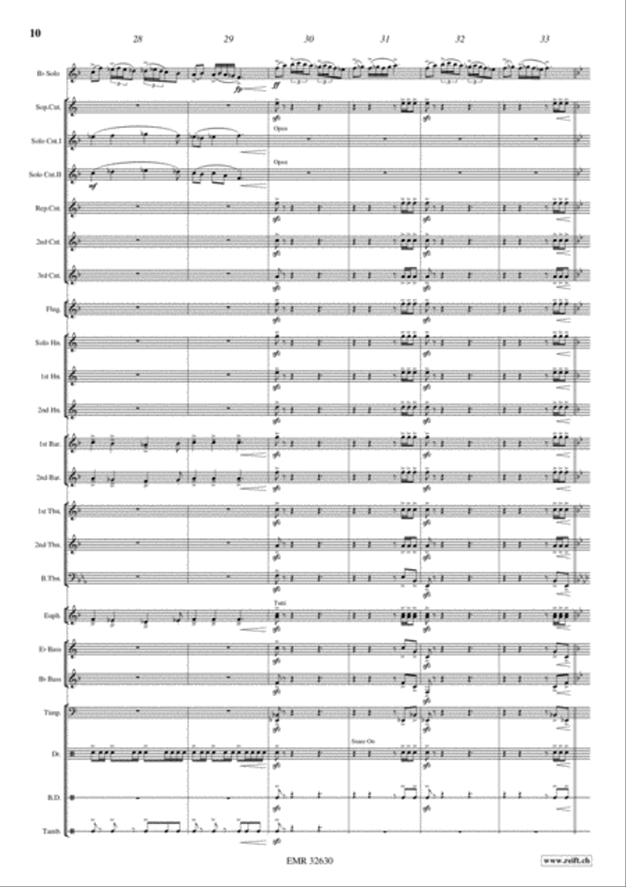 Bulgarian Festival Brass Band scores gallery preview page 11