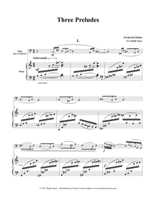 Three Preludes for Tuba or Bass Trombone and Piano