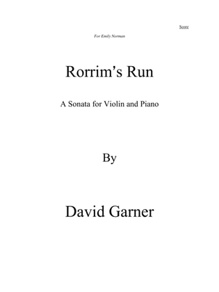 Rorrim's Run: A Sonata for Violin and Piano