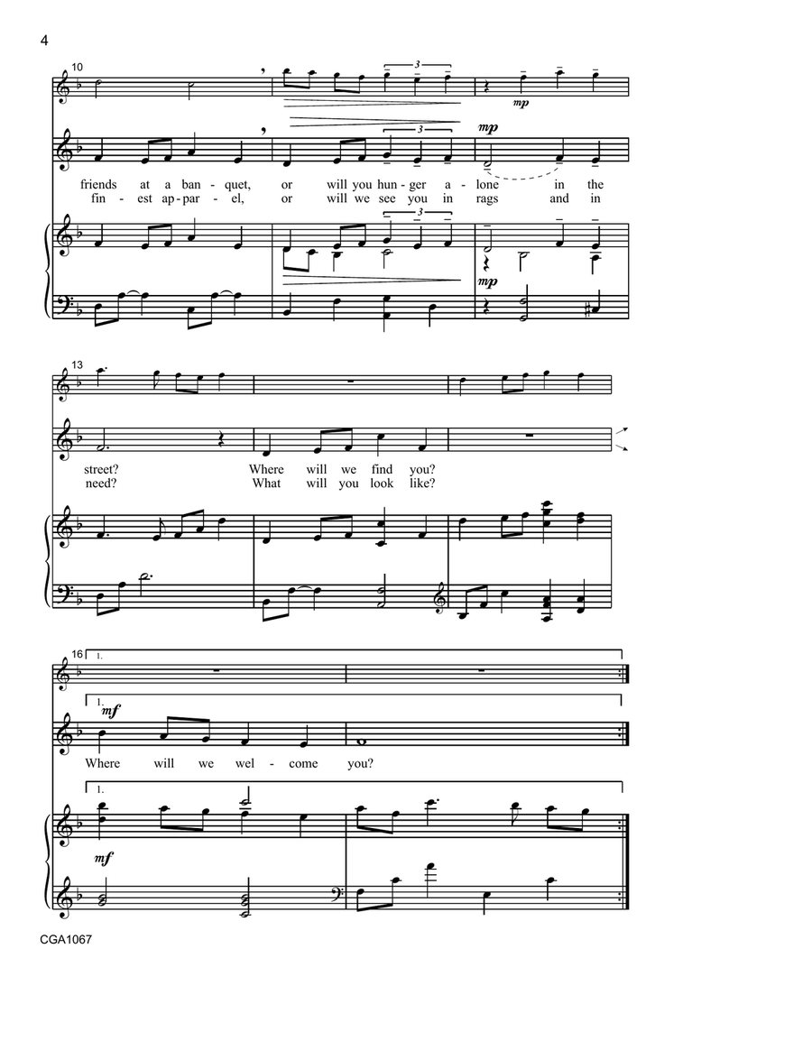 Whoever Welcomes You Welcomes Me Choir - Digital Sheet Music page 4