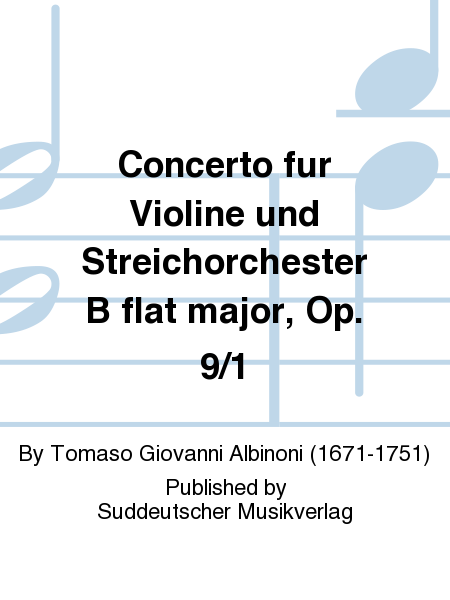 Concerto fur Violine und Streichorchester
