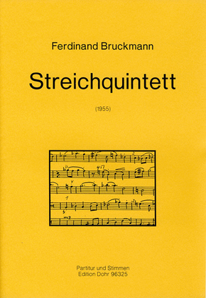 Streichquintett (1955) (nach der Sinfonie Nr. 1 für Streichorchester)