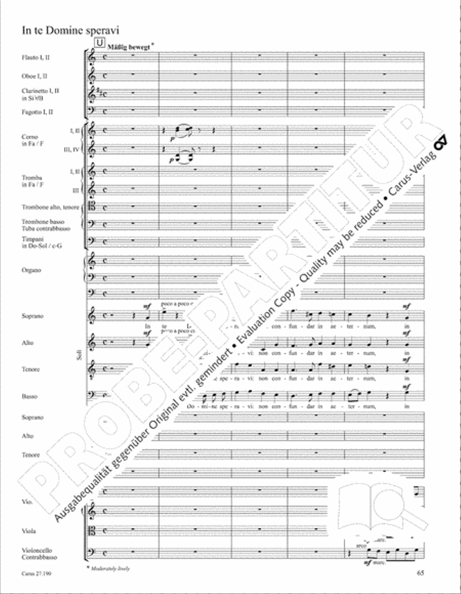 Te Deum 4-Part scores gallery preview page 72