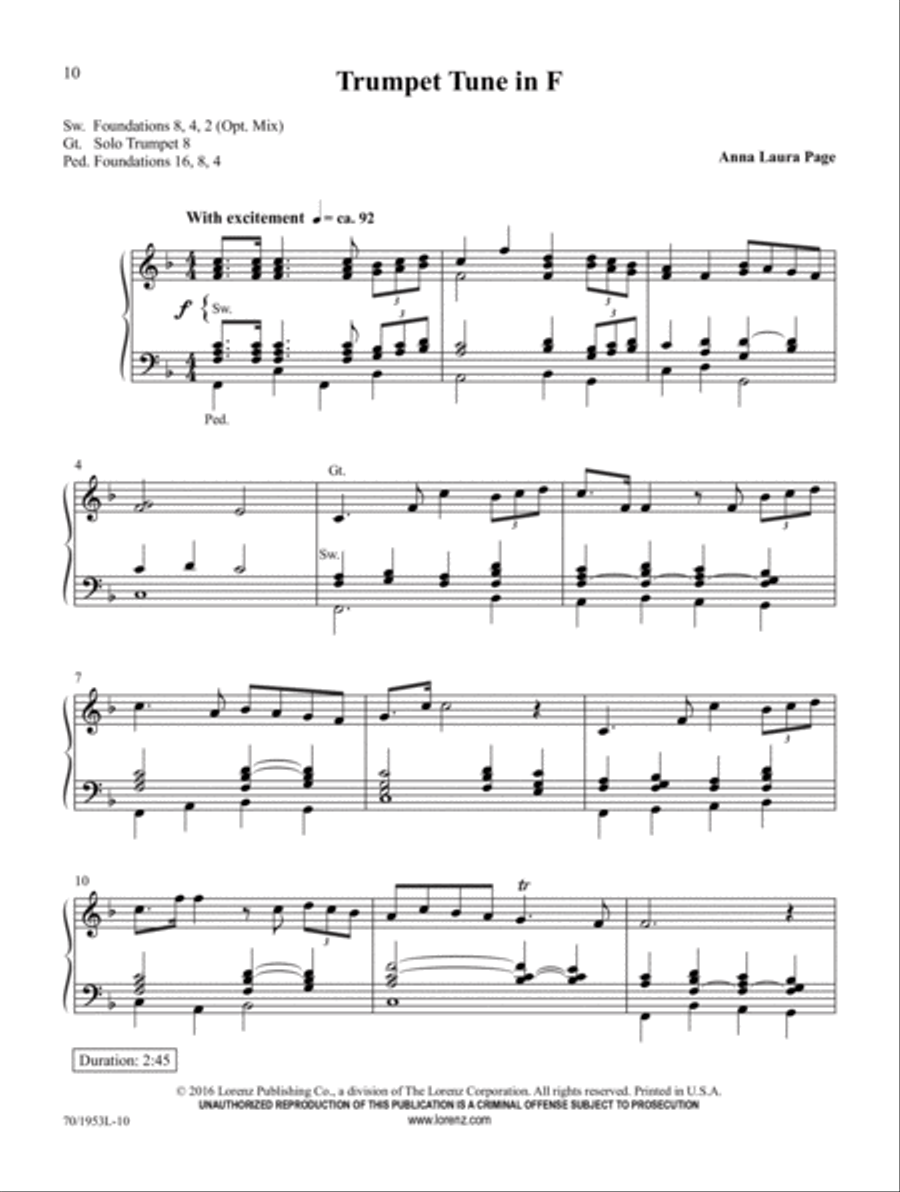 Sound the Trumpet Trumpet scores gallery preview page 4