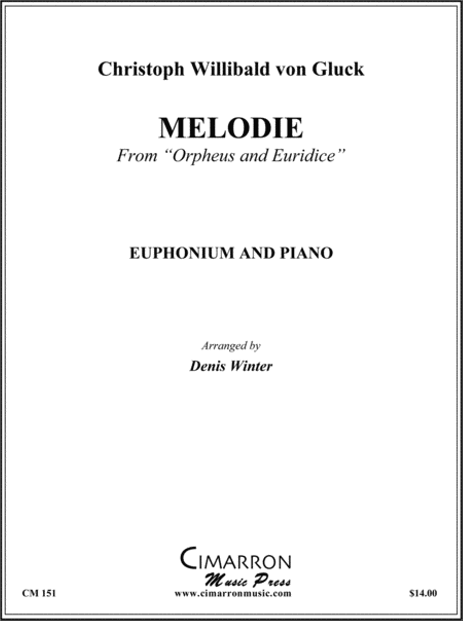 Dance of the Blessed Spirits Euphonium scores gallery preview page 1