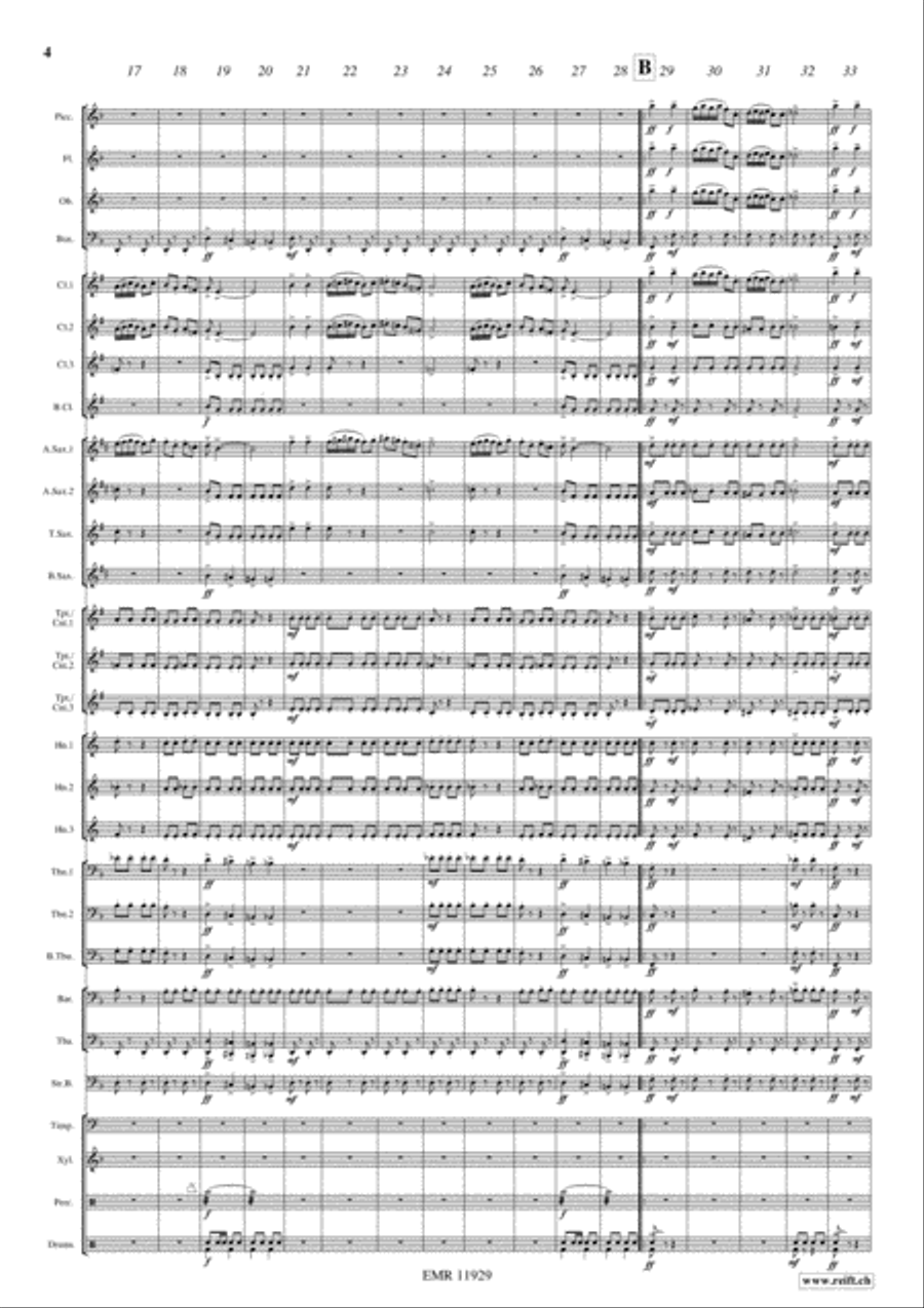 Zigeunertanz Concert Band scores gallery preview page 5