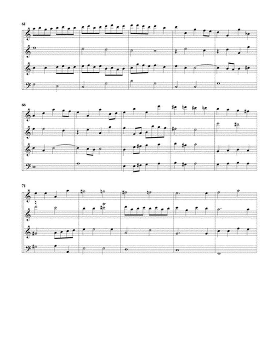 Concerto grosso Op.3, no.3 (arrangement for 4 recorders)