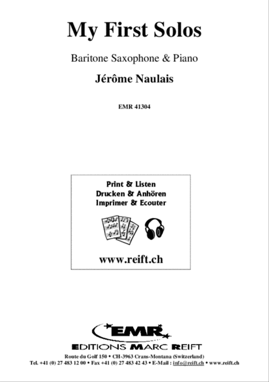 My First Solos Volume 1 Baritone Saxophone scores gallery preview page 2