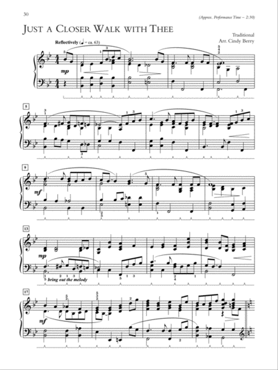 What Can I Play for Funerals? Piano Solo scores gallery preview page 5
