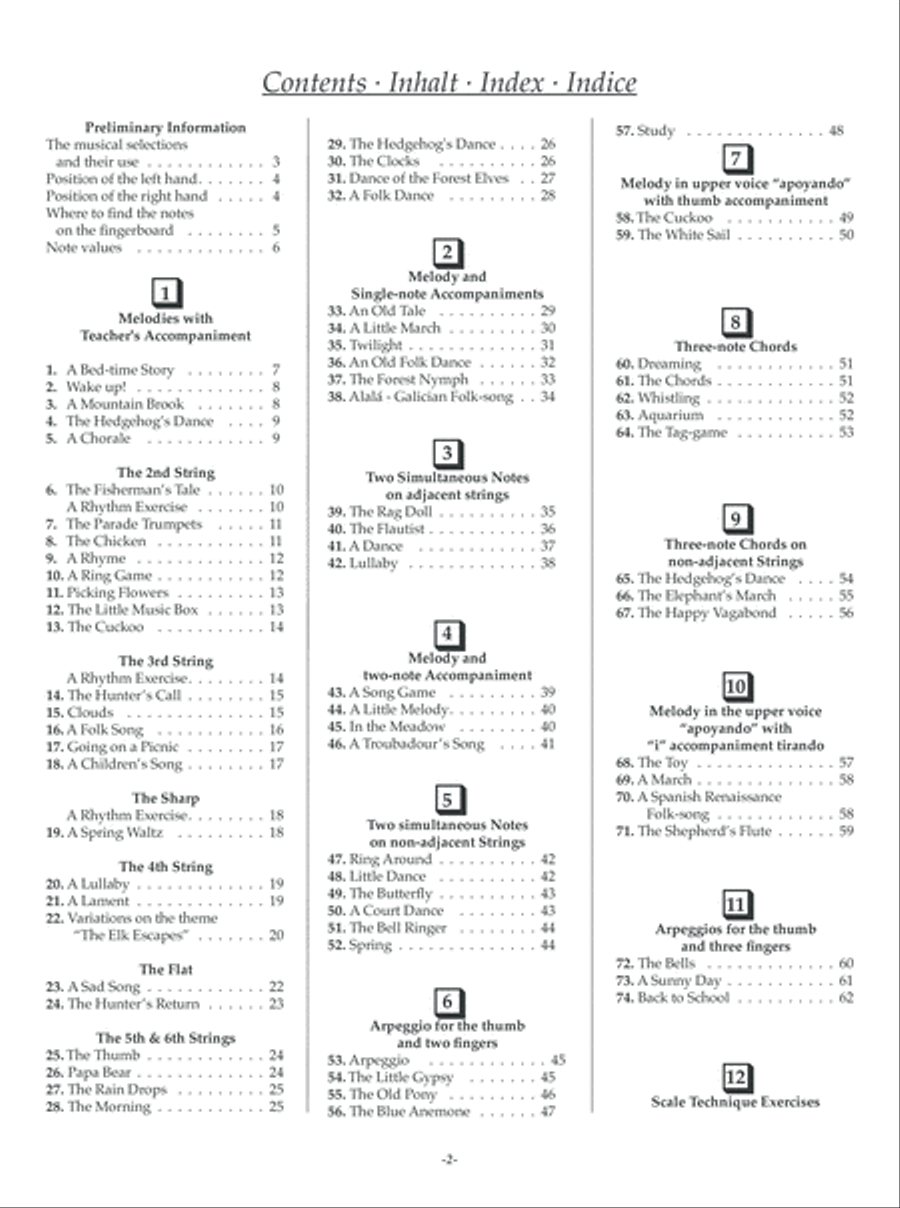 Basic Pieces for Guitar Volume 1 Classical Guitar scores gallery preview page 3