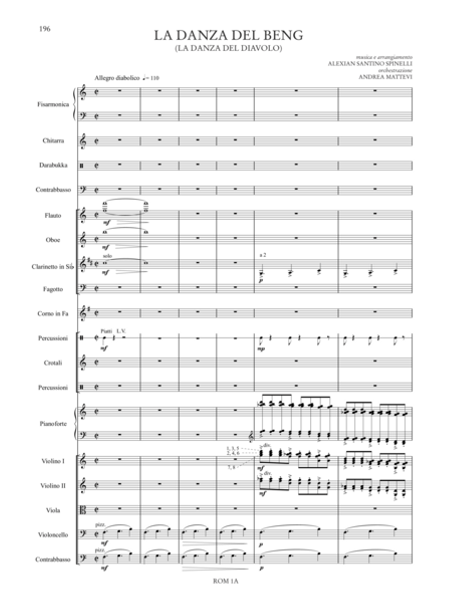 Romanó Drom (Romany Caravan) for Accordion, Voice and Orchestra Orchestra scores gallery preview page 62