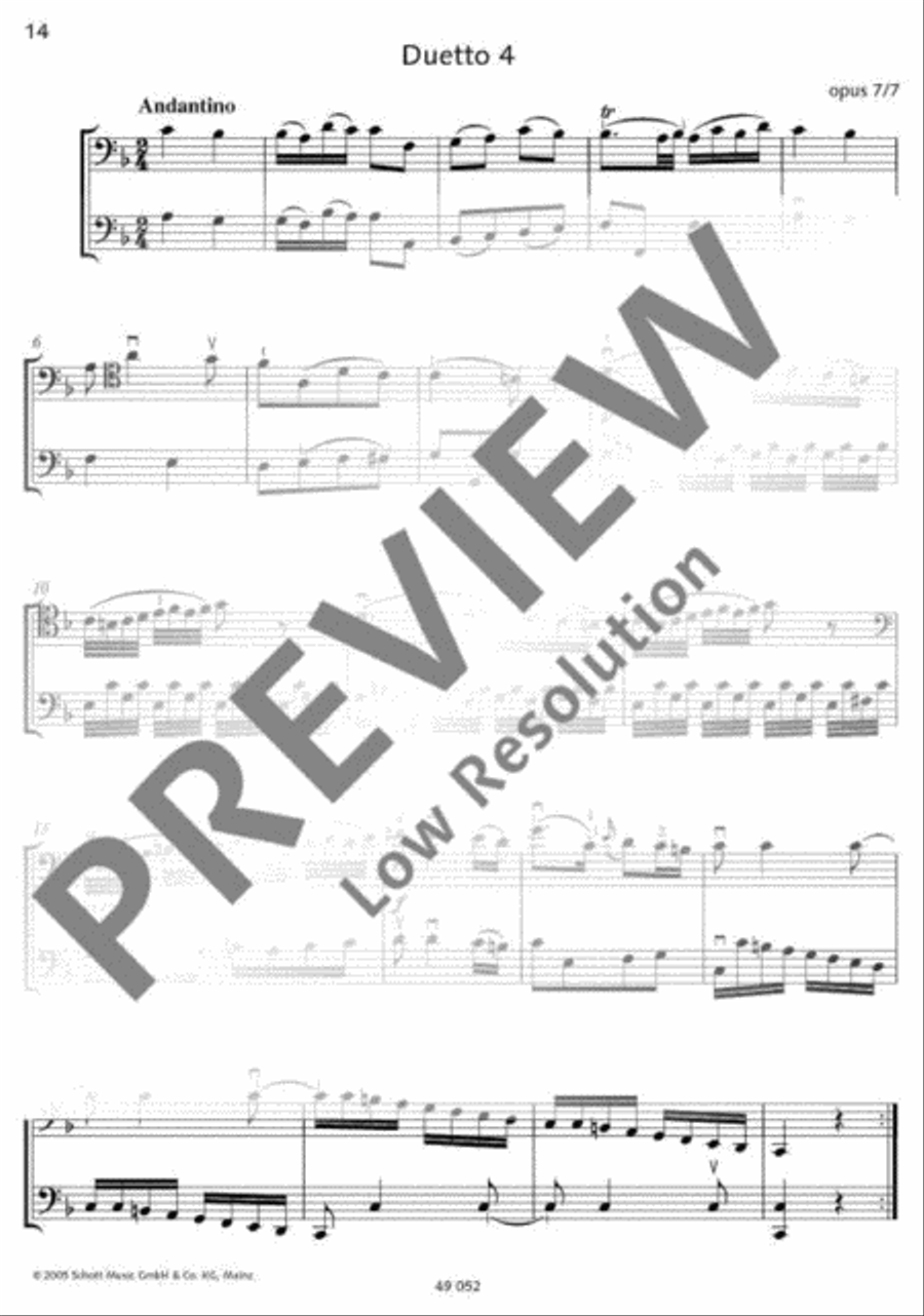 6 Easy Duets 6 Easy Duets String Duet scores gallery preview page 15