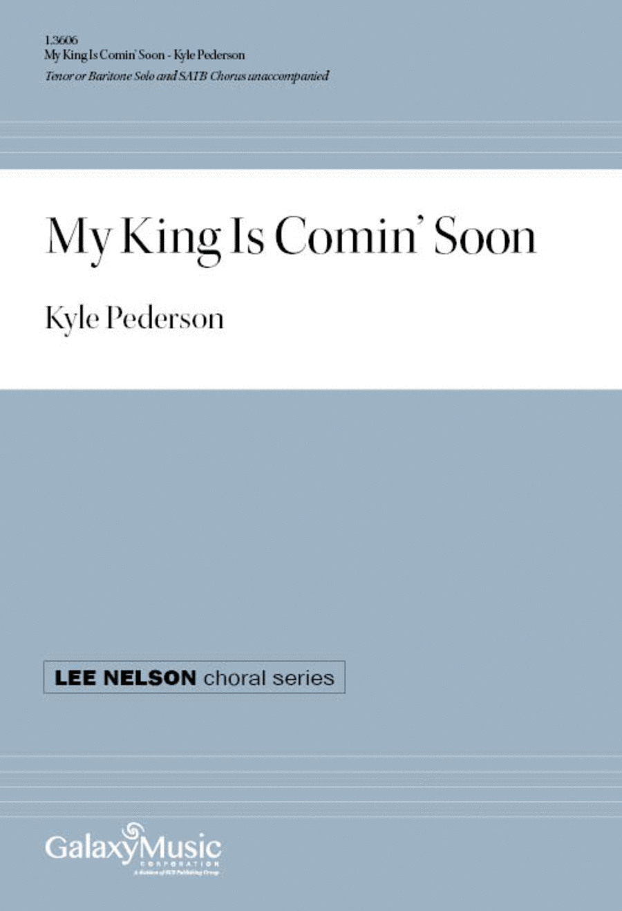 My King Is Comin' Soon 4-Part scores gallery preview page 1