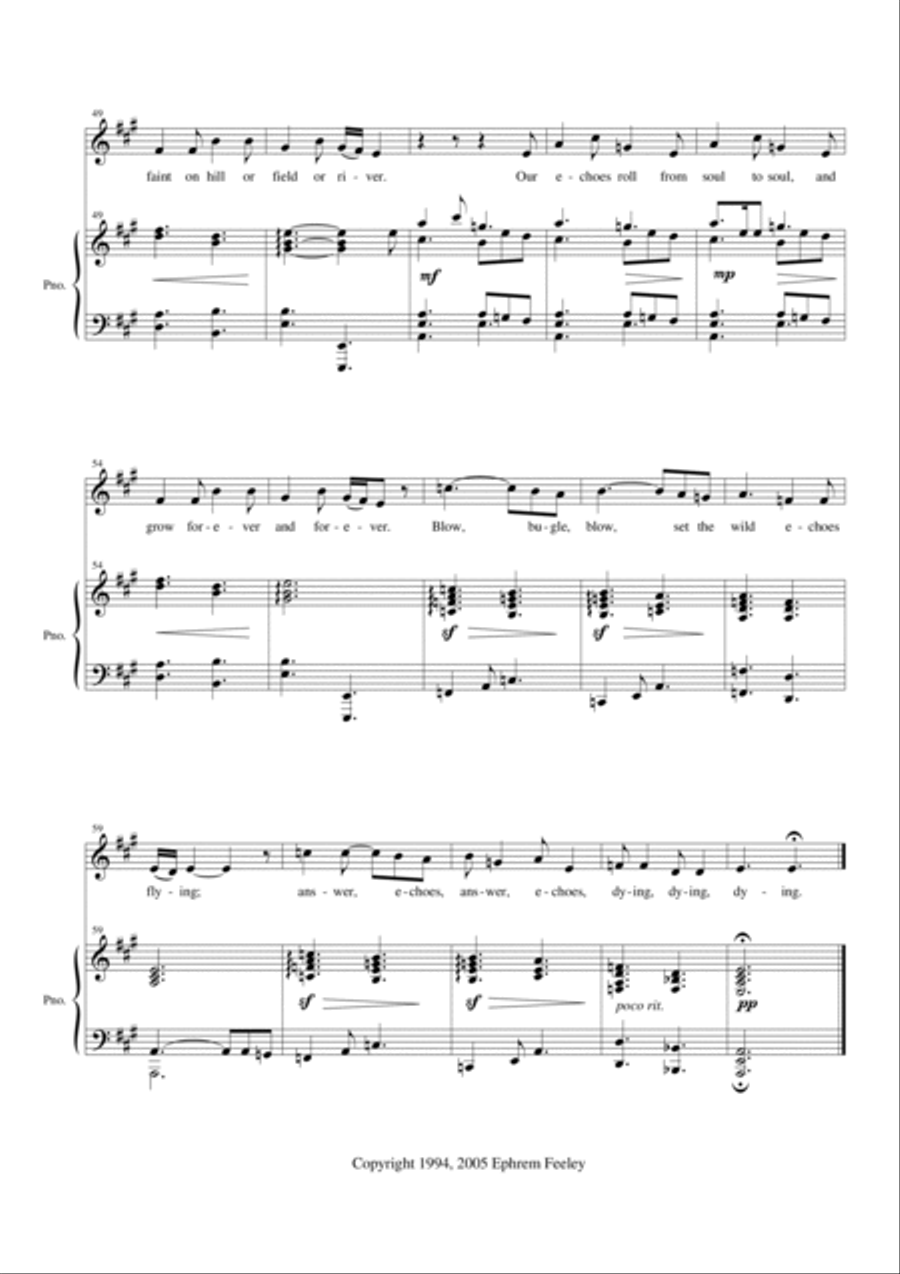 At the Window, and other songs Voice scores gallery preview page 6