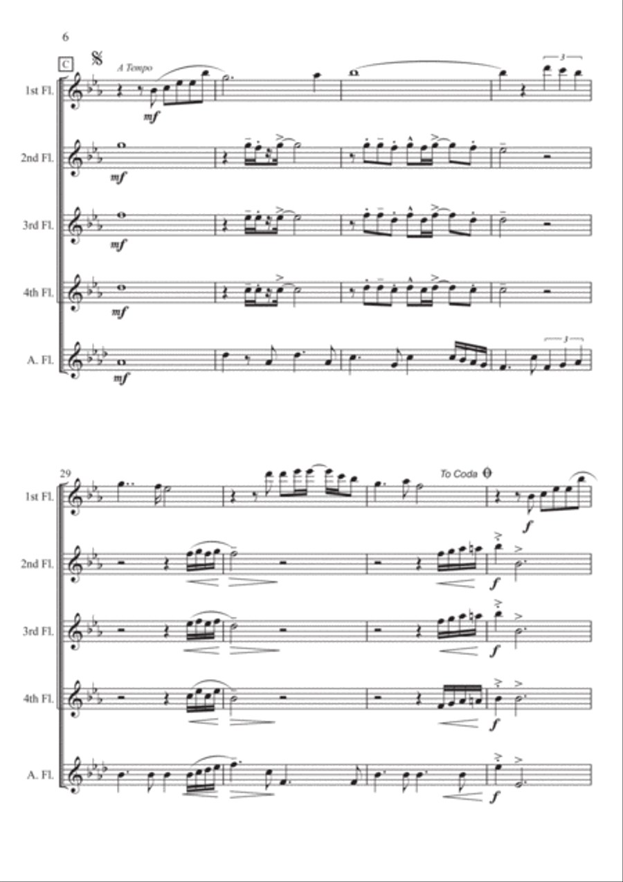 We've Only Just Begun We've Only Just Begun Woodwind Ensemble scores gallery preview page 6